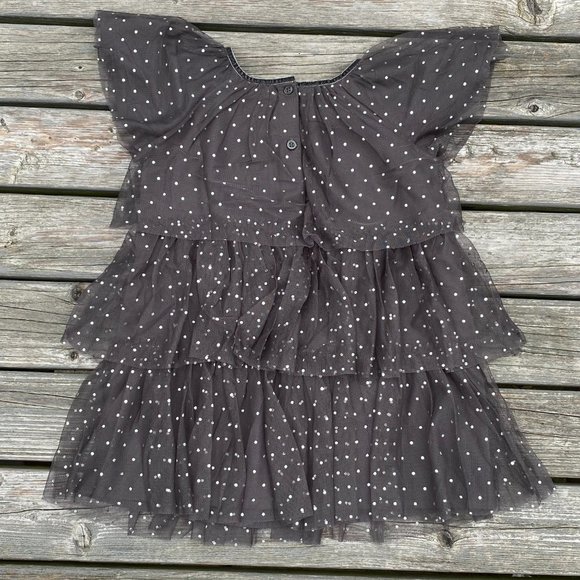 BabyGap Toddler Glitter Tiered Dress 2T - Picture 5 of 15